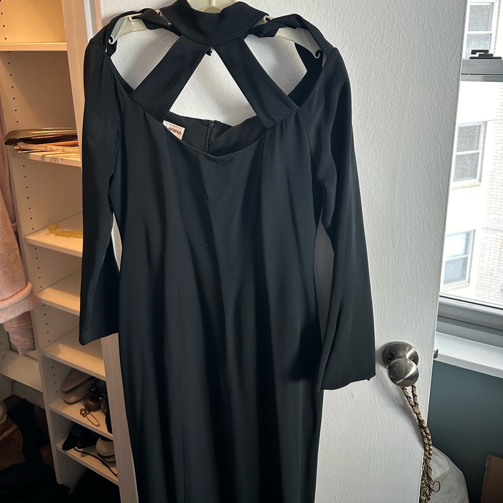 Stunning Louis Marino couture dress black